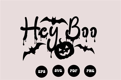 Hey Boo Halloween SVG Graphic by LMY · Creative Fabrica