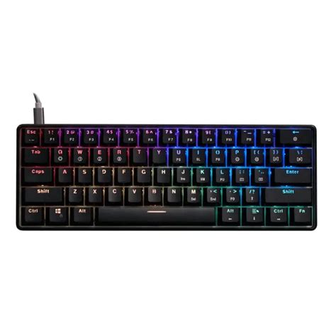 2019 New GK61 61 Key Mechanical Keyboard USB Wired LED Backlit Axis ...