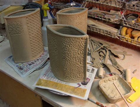 Hand Built Pottery, Slab Pottery, Pottery Vase, Ceramic Pottery, Ceramic Techniques, Pottery ...