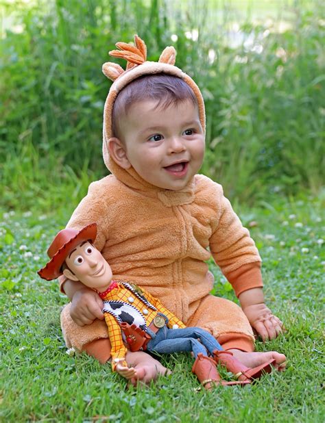 Dan the Pixar Fan: Toy Story Bullseye Costume Romper for Baby (Disney Store)