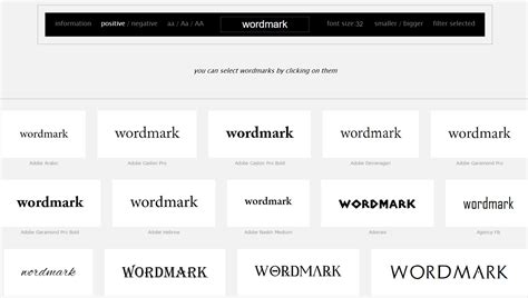 Fonts-Wordmark - Graphic Design Fundamentals