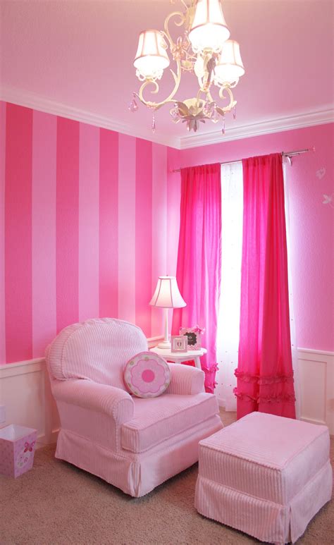 Baby Gia's Nursery - Traditional - Bedroom - Denver | Houzz | Pink bedroom walls, Hot pink room ...