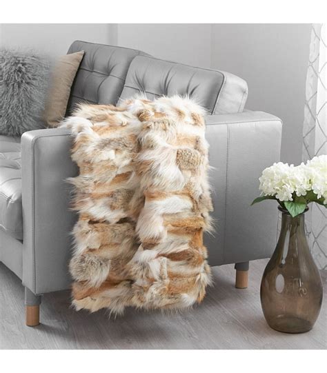 Real Fur Blankets, Throws and Pillows at Fursource.com