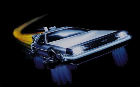 Back to the Future DeLorean DMC 12 digital wallpaper, Back to the ...