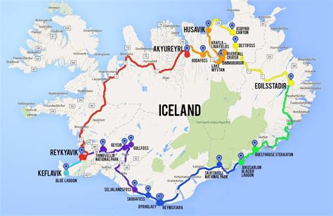 East Iceland Tourist Map Pdf Download - Best Tourist Places in the World