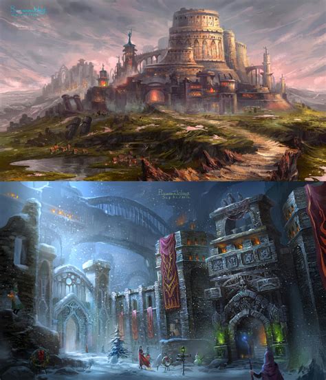 Academy of Magic + School Campus by wang2dog on DeviantArt