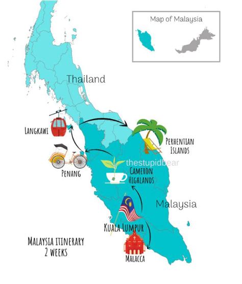 Malaysia Travel Itinerary for up to 3 weeks - The Stupid Bear