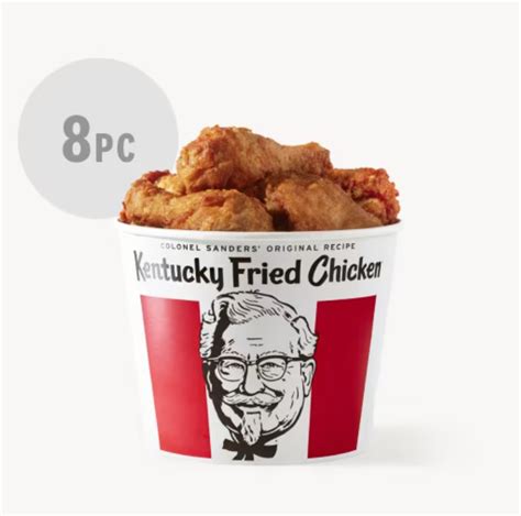 Select KFC Restaurants: 8-Piece Fried Chicken Bucket