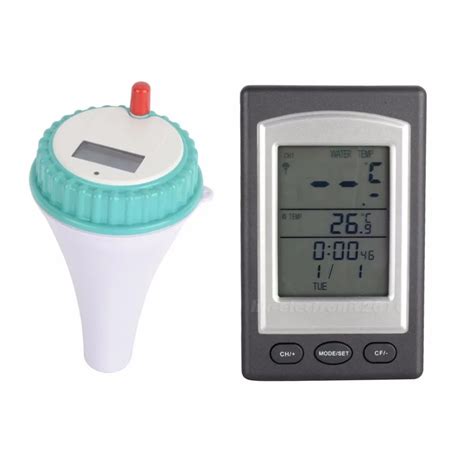 Professional Wireless Digital Swimming Pool SPA Floating Thermometer ...