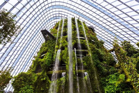 Singapore Indoor Waterfall Gardens By The Bay | Fasci Garden