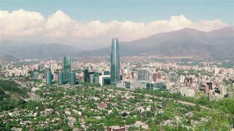 Santiago Skyline with clouds and skyscrapers image - Free stock photo - Public Domain photo ...