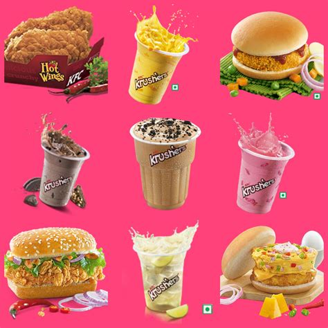 Awesome Fast Food Menu of KFC India 2015 | SAGMart