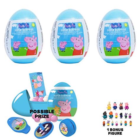 Buy 3 Peppa Pig plastic surprise eggs Online at desertcartUAE