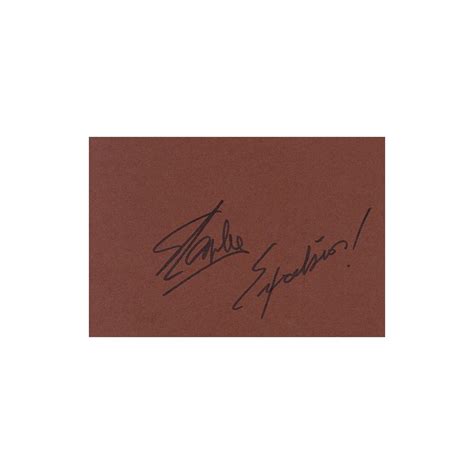 Stan Lee Autograph Signature Card