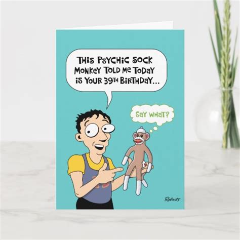 Funny 39th Birthday Greeting Card | Zazzle.com