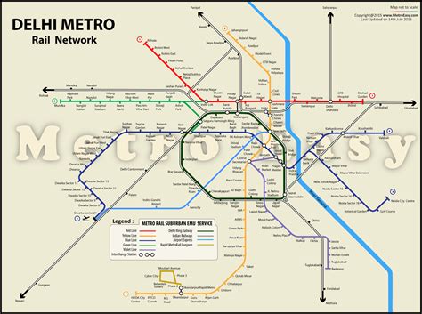 Download Delhi Metro Map in PDF — Map, Lines, Route, Hours, Tickets