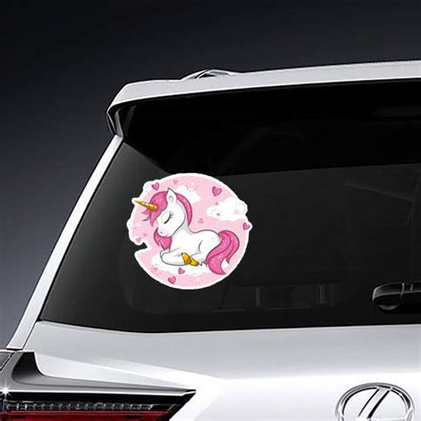 Pink Unicorn Fairy Tale Creature Sticker