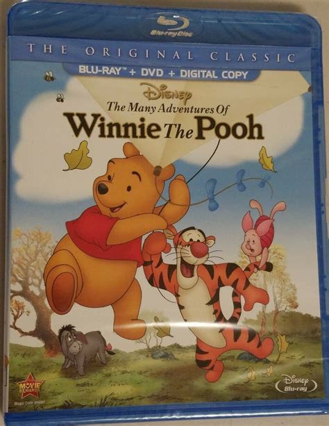 The Many Adventures of Winnie The Pooh Disney Blu-ray + DVD + Digital Copy NEW - DVDs & Blu-ray ...