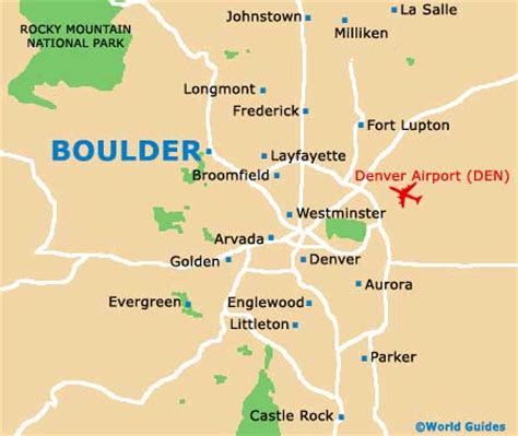 Map Of Boulder Colorado Area | System Map