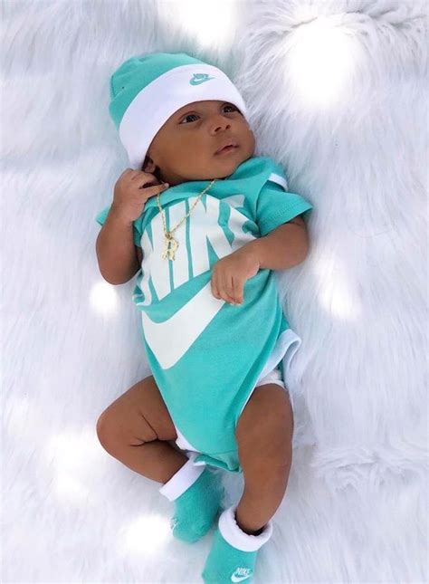 shirt,nike blue baby | Cute baby boy outfits, Baby girl outfits newborn, Black baby boys