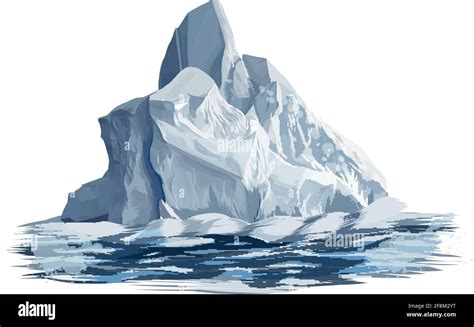 Iceberg underwater drawing hi-res stock photography and images - Alamy