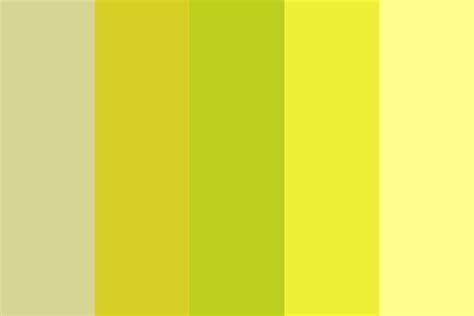 Mellow Yellow Color Palette