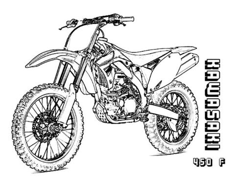 20+ Free Printable Dirt Bike Coloring Pages - EverFreeColoring.com