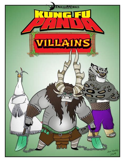 Kung Fu Panda Villains! by momarkey.deviantart.com on @DeviantArt Panda Art, Kung Fu Panda, The ...