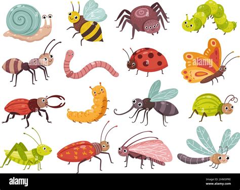 Small Insects Clipart For Kids