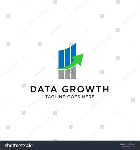 Business Growth Logo Design Inspiration Vector Stock Vector (Royalty Free) 1287799546 | Shutterstock