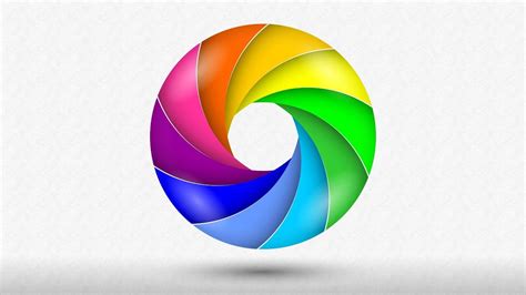 Best 3D Logo Design with Circles in CorelDRAW