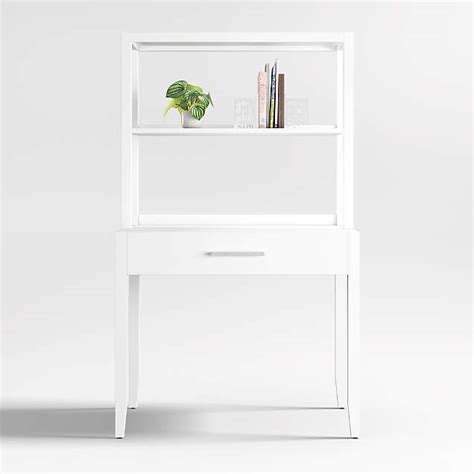 Atticus Kids Black Desk Hutch + Reviews | Crate & Kids