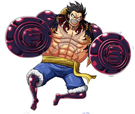 Monkey D. Luffy Gear 4 Bound Man by bodskih on DeviantArt