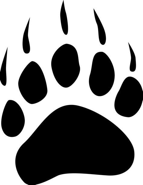 Bear Paw Tracks - ClipArt Best