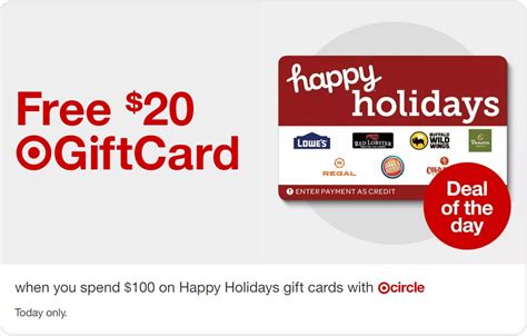 (EXPIRED) (Update) Target: Buy $100 Happy Holidays Gift Card & Get $20 Target Gift Card Free ...