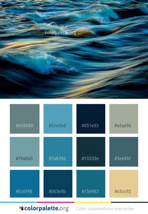 Water Blue Wave Color Palette | colorpalette.org