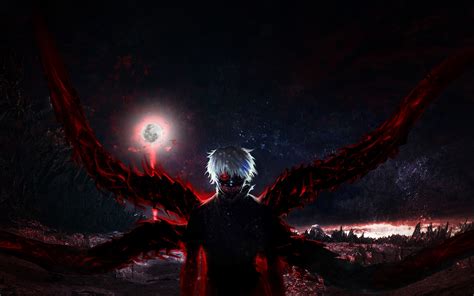 Download wallpaper 2560x1600 tokyo ghoul, dark, anime boy, artwork, dual wide 16:10 2560x1600 hd ...