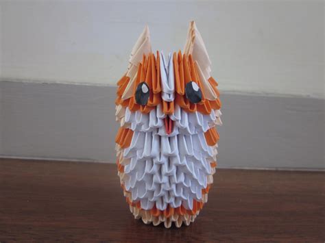 3d origami cat by itsPam on DeviantArt