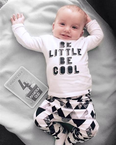 Infant Newborn Clothes Baby Boy Clothing Set Long Sleeve Fashion Cool ...