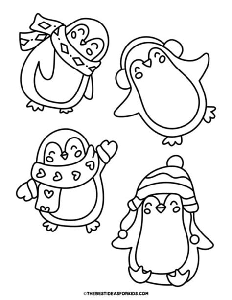 Penguin Coloring Pages (Free Printables) - The Best Ideas for Kids