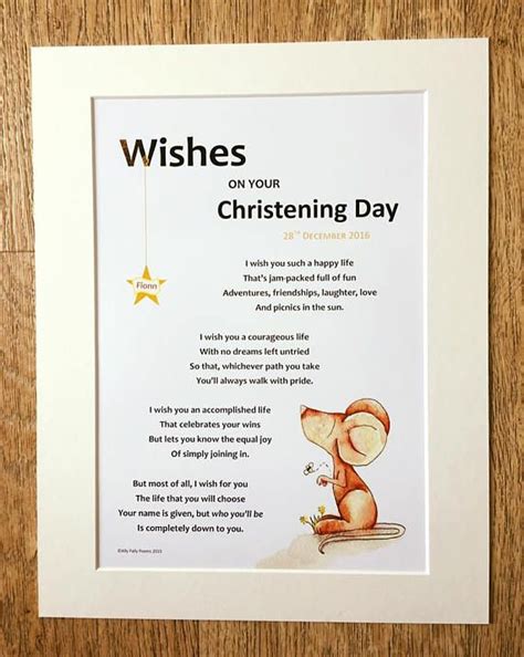 A CHRISTENING DAY WISH GIFT FOR MY NEPHEW Card Christening Home & Garden