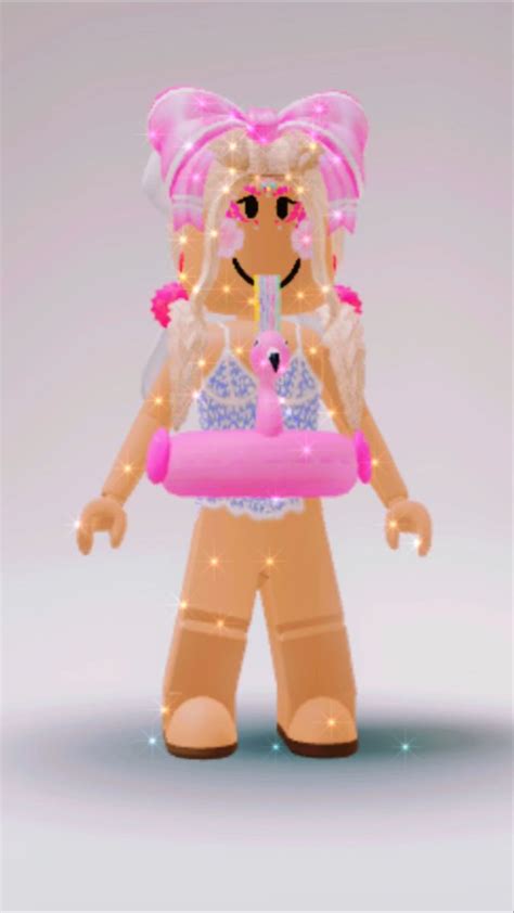 A cute preppy roblox avatar☺️🥰🍉🦋💖🦩🌴 | Cool avatars, Roblox, Princess peach