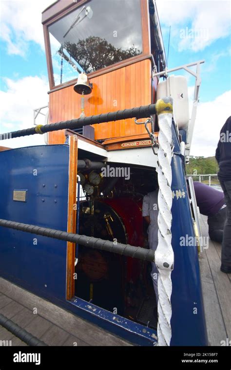 Steam Yacht Gondola Coniston Lake District Stock Photo - Alamy