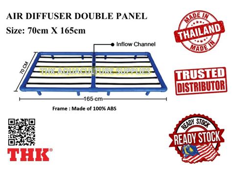 Air Diffuser Double Panel / Aeration Panel / Aerotube / Pipe Angin for fish pond / aquaculture ...