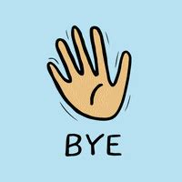 Animated Gif Hand Waving Goodbye Clipart