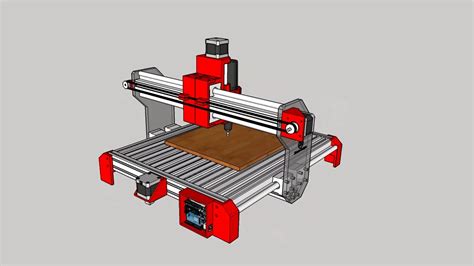 Part 1: CNC Machine - Design using SketchUp - YouTube