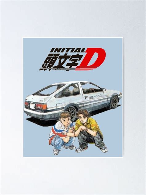 "Initial D Takumi and Itsuki" Poster for Sale by MaximusKova | Redbubble