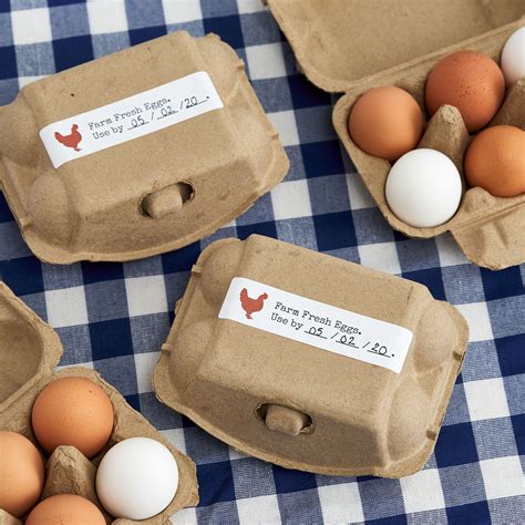 Egg Carton Label Template