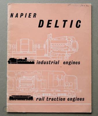 Original Napier Deltic Engine Brochure c.1962 | #220693950