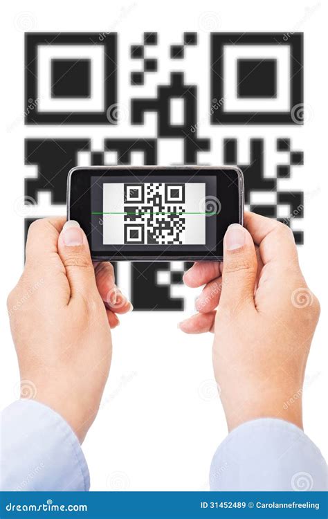 QR Code Scanning Royalty-Free Stock Photo | CartoonDealer.com #31452489